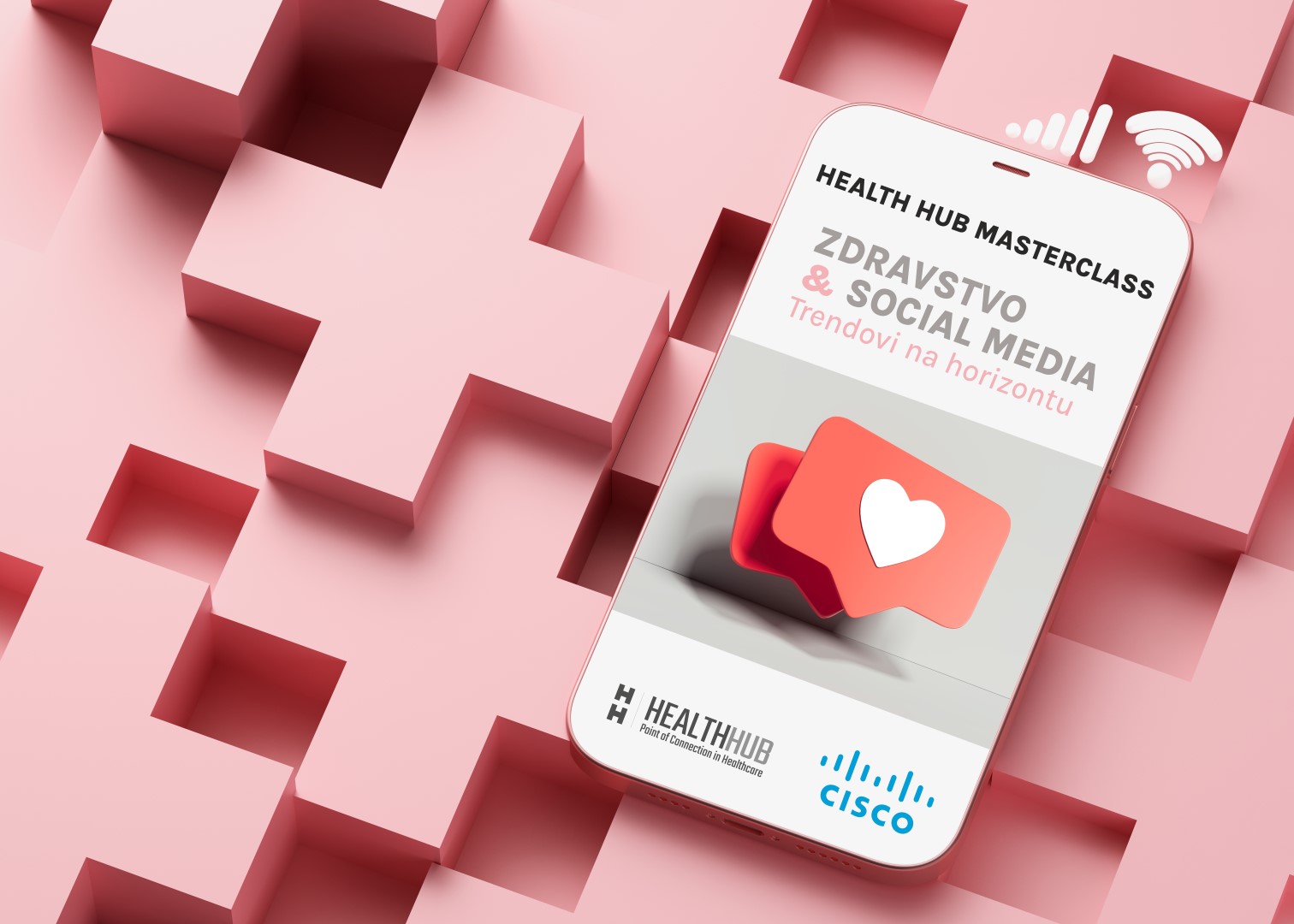 Najavljujemo HEALTH HUB MASTERCLASS online ZDRAVSTVO SOCIAL 